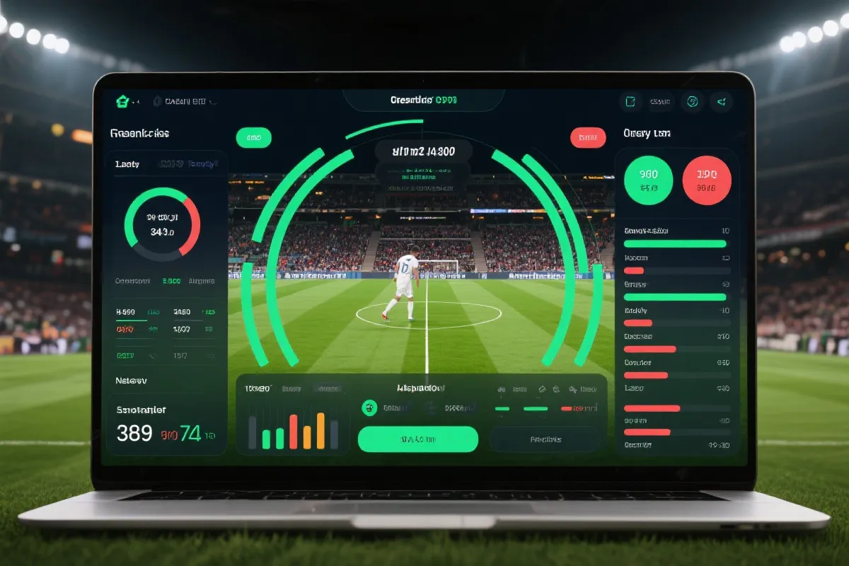 实时比分与数据可视化示意